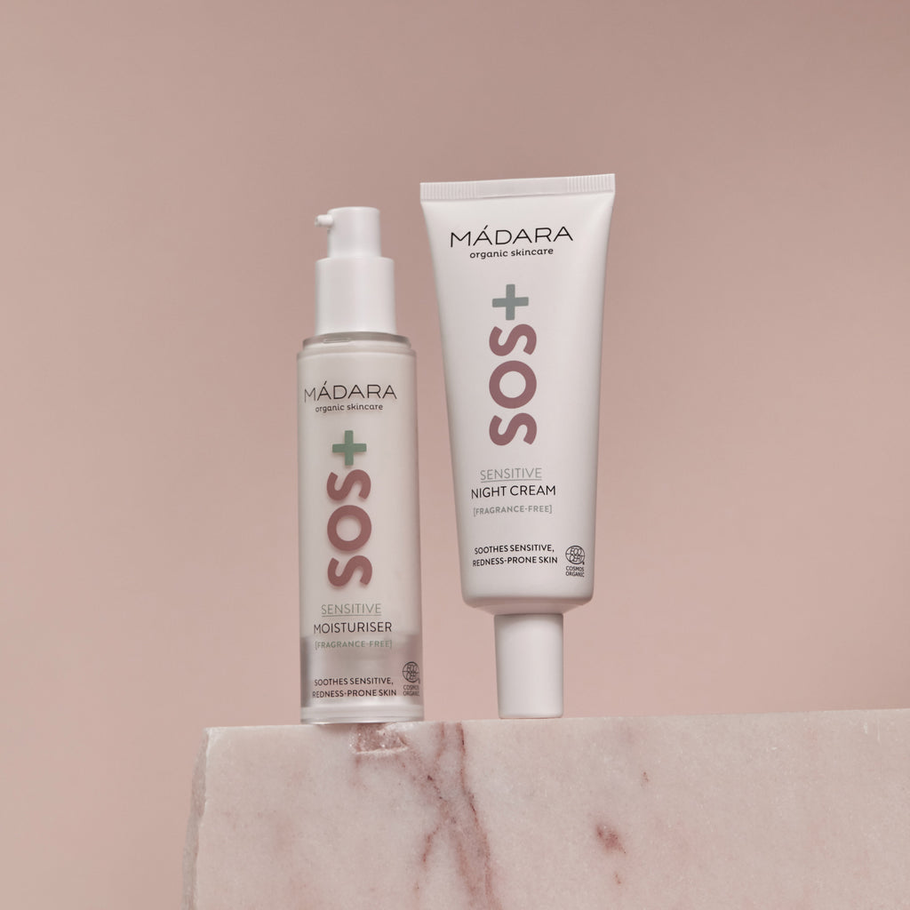 MÁDARA Skincare SOS Line Sensitive+ Night Cream Nachtcrème