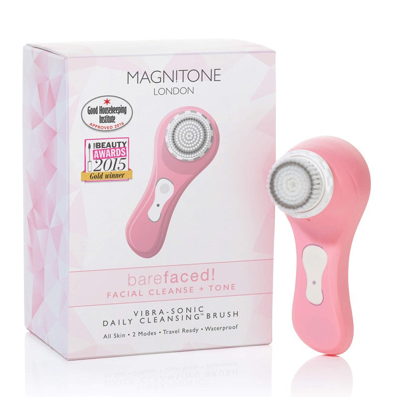 Magnitone Barefaced Vibra-Sonic Daily Cleansing Brush Borstel Rose