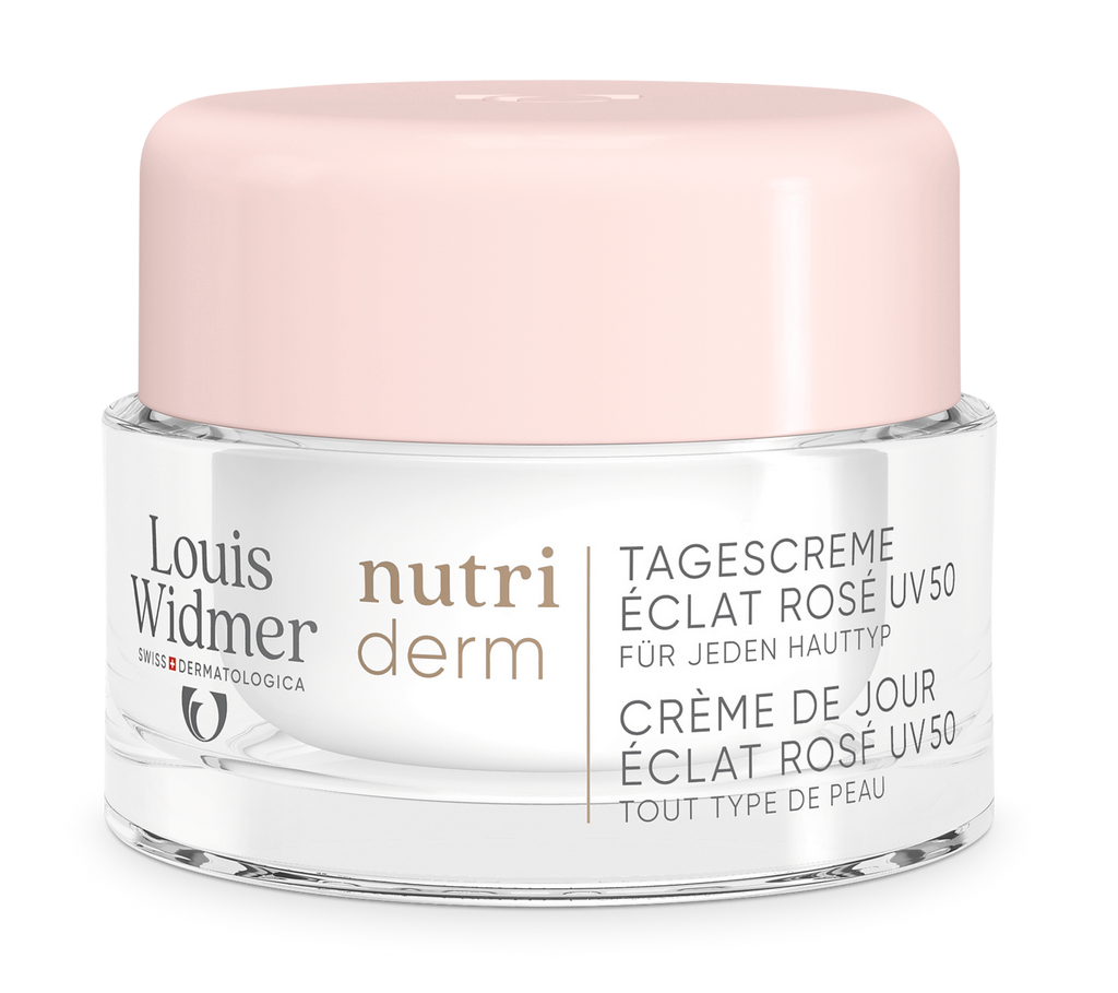 Louis Widmer Nutriderm Dagcrème Éclat Rosé UV50 ZP Crème