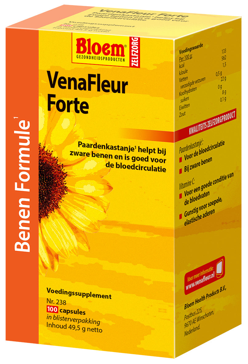 Bloem Venafleur Forte Capsules Zware Benen