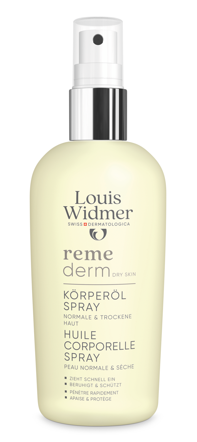 Louis Widmer Remederm Lichaamsolie Spray Licht Geparfumeerd Olie