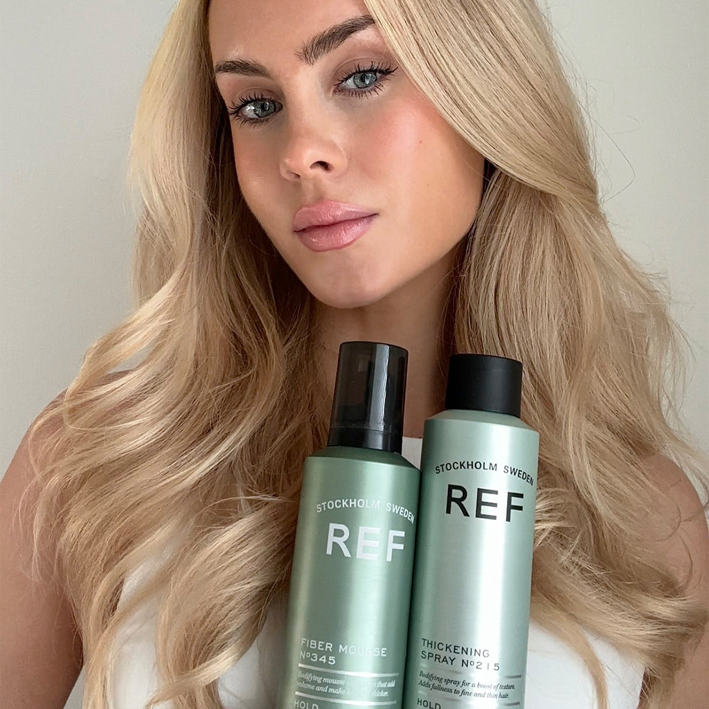 REF Styling Fiber Mousse N°345 Hold 3 - Shine 4 - Volume 5