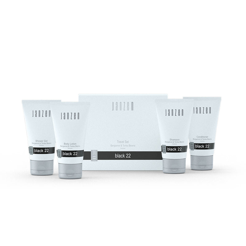 Janzen Black 22 Travel Set Bergamot & Tonka Beans