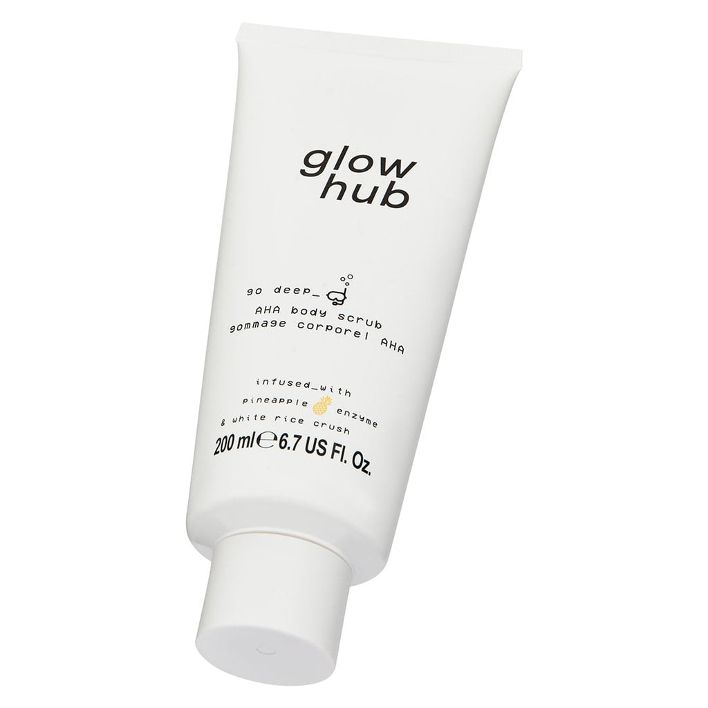 Glow Hub Body Edit Go Deep AHA Body Scrub