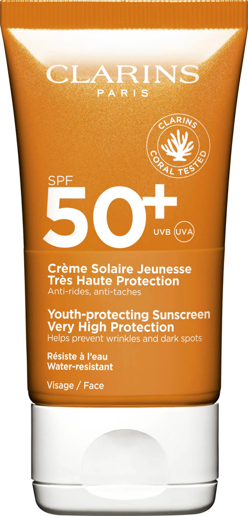 Clarins Sun Protection Face Youth-protecting Sunscreen Very High Protection SPF 50+ Crème