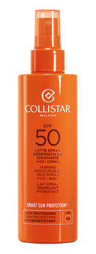 Collistar Sun Perfect Tan Tanning Moisturizing Milk Spray SPF50 Crème