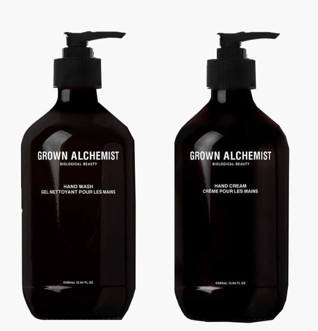 Grown Alchemist Bodycare Hand Care Limited Edition Amber Glass Set