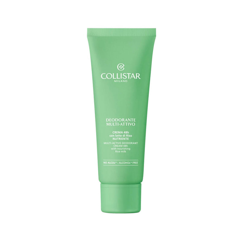 Collistar Multi-Active Deodorant Cream 48H With Nourishing Rice Milk, Alcohol Free