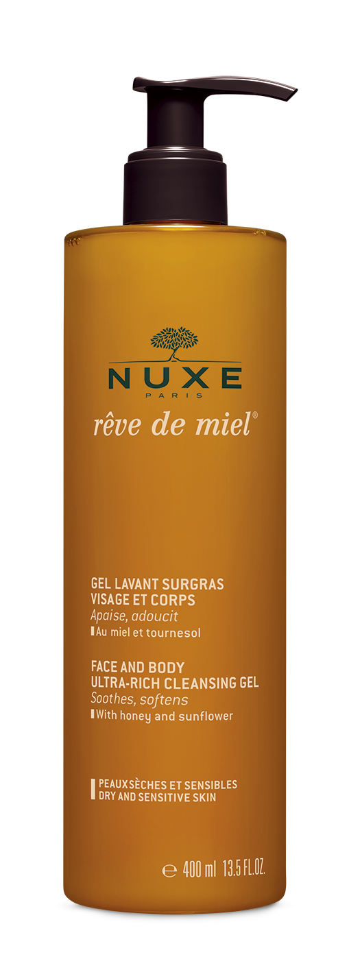 Nuxe Body Rêve de Miel Gel Lavant Surgras Visage et Corps