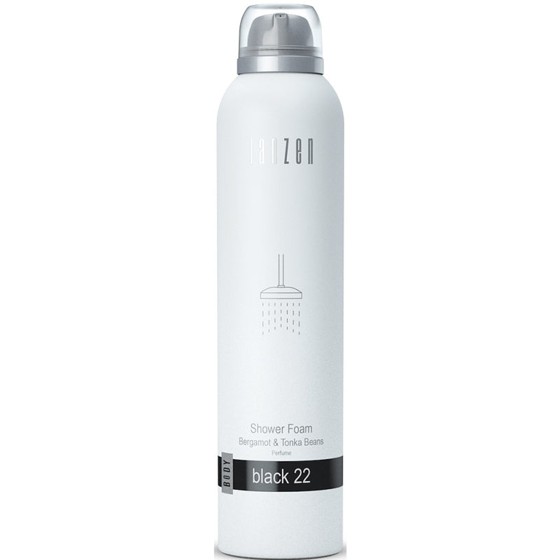 Janzen Black 22 Shower Foam Mousse Bergamot & Tonkabeans