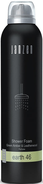 Janzen Earth 46 Shower Foam Mousse Green Amber & Leatherwood