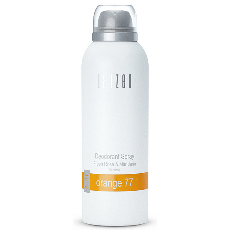 Janzen Orange 77 Deodorant Spray Fresh Rose & Mandarin