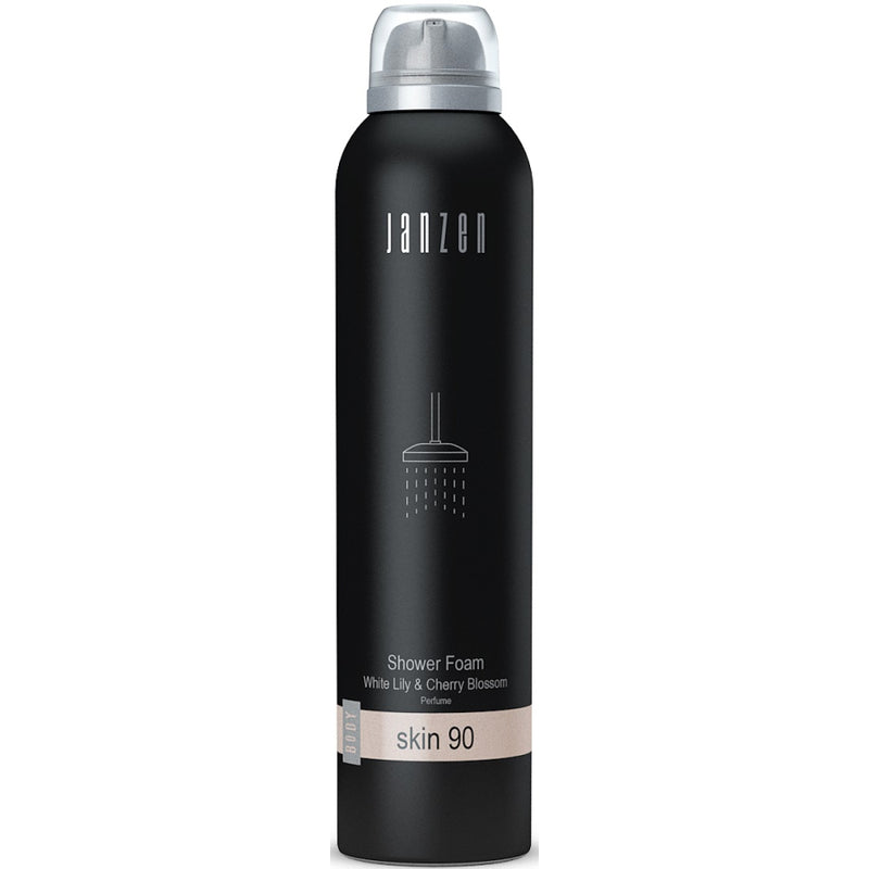 Janzen Skin 90 Shower Foam Mousse White Lily & Cherry Blossom