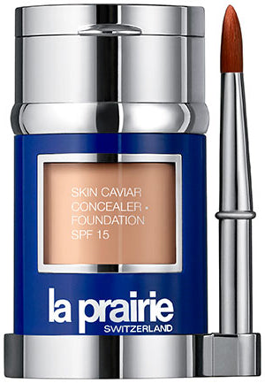 La Prairie Caviar Collection Skin Caviar Concealer Foundation SPF15 Crème Creme Peche