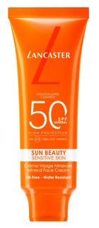 Lancaster Suncare Sun Beauty Sens Mineral Face Cream SPF50 Crème