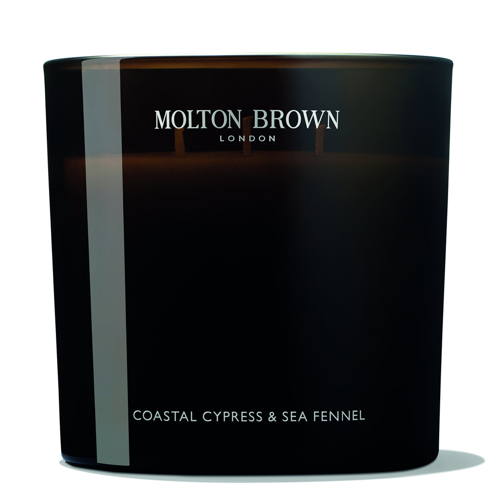 Molton Brown Home Fragrance Coastal Cypress & Sea Fennel 3 Wick Scented Candle Geurkaars