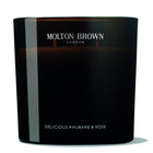 Molton Brown Home Fragrance Delicious Rhubarb & Rose 3 Wick Scented Candle Geurkaars